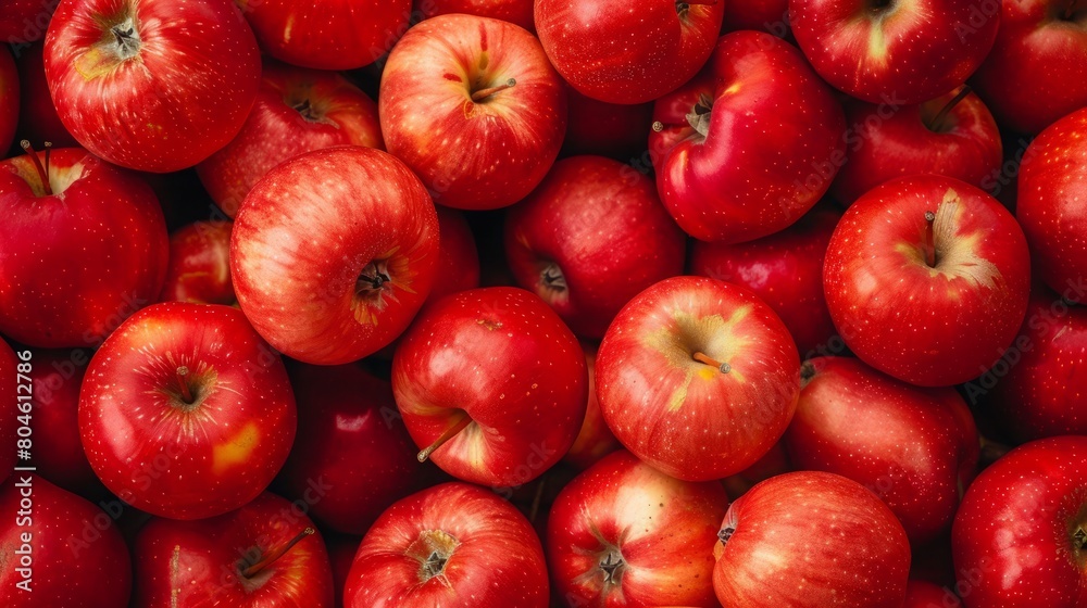 Bunch of fresh ripe deliciuos red apples background Bunch of fresh ripe deliciuos red apples background