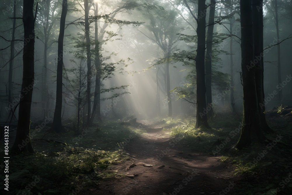 Obraz premium Mysterious forest
