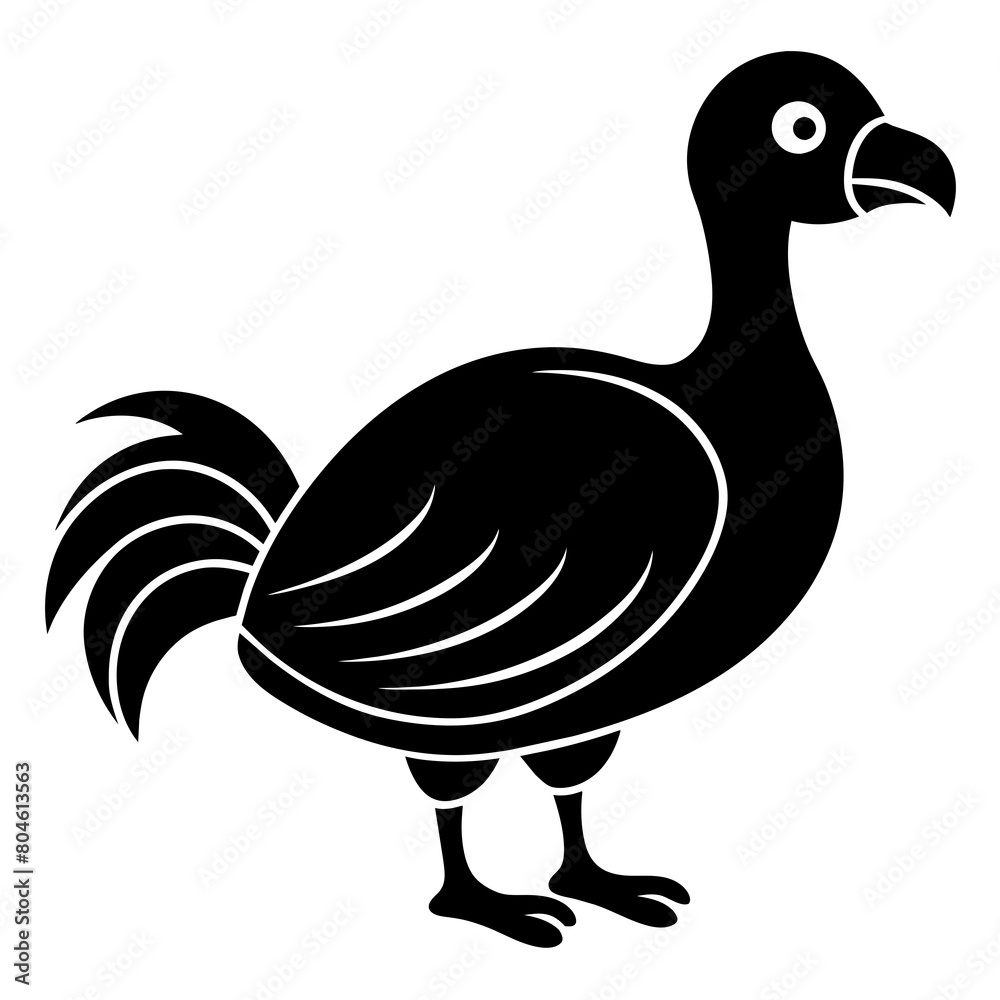 Fototapeta premium Dodo vector icon