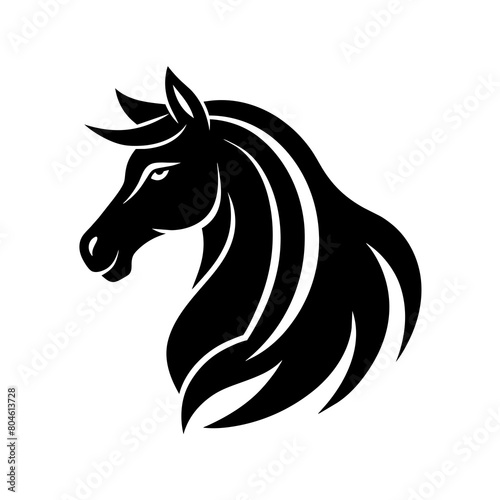 Fototapeta Naklejka Na Ścianę i Meble -  horse head logo vector