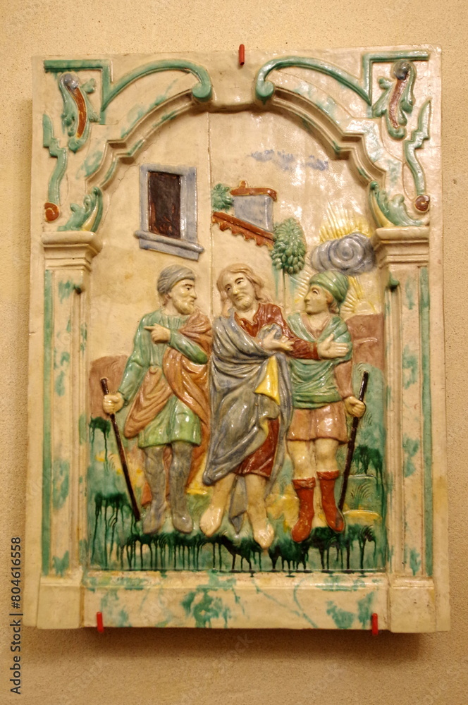 Fototapeta premium interesting decorative tile on the wall