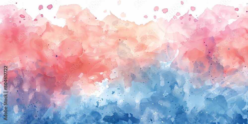 Watercolor Background for Business Presentation Generative AI