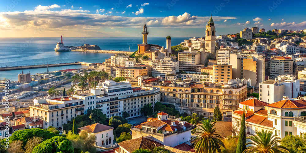 Fototapeta premium Beautiful view of the city