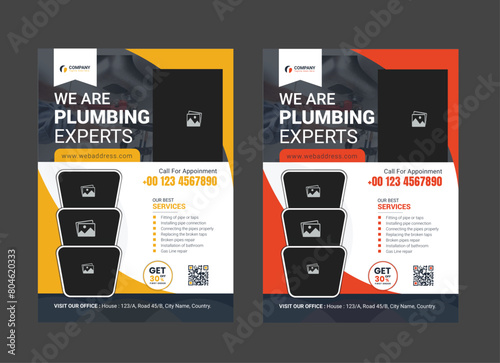 Plumber flyer
