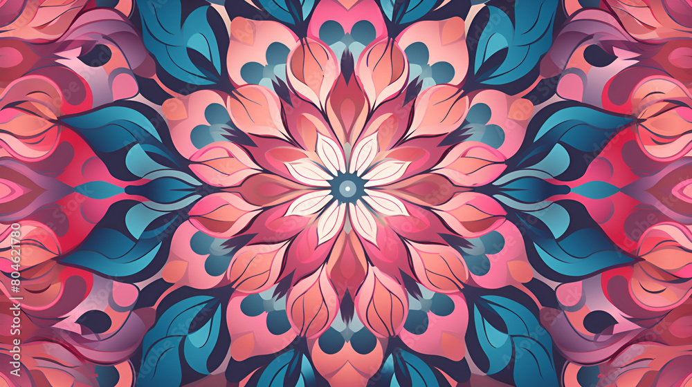 abstract background with flowers abstract background with flowers
