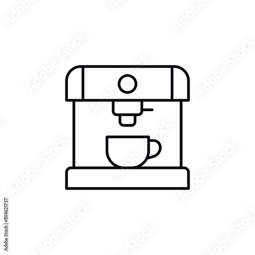 coffee machine drink cup icon