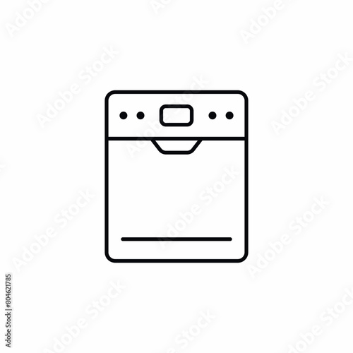 dish washer plate clean icon