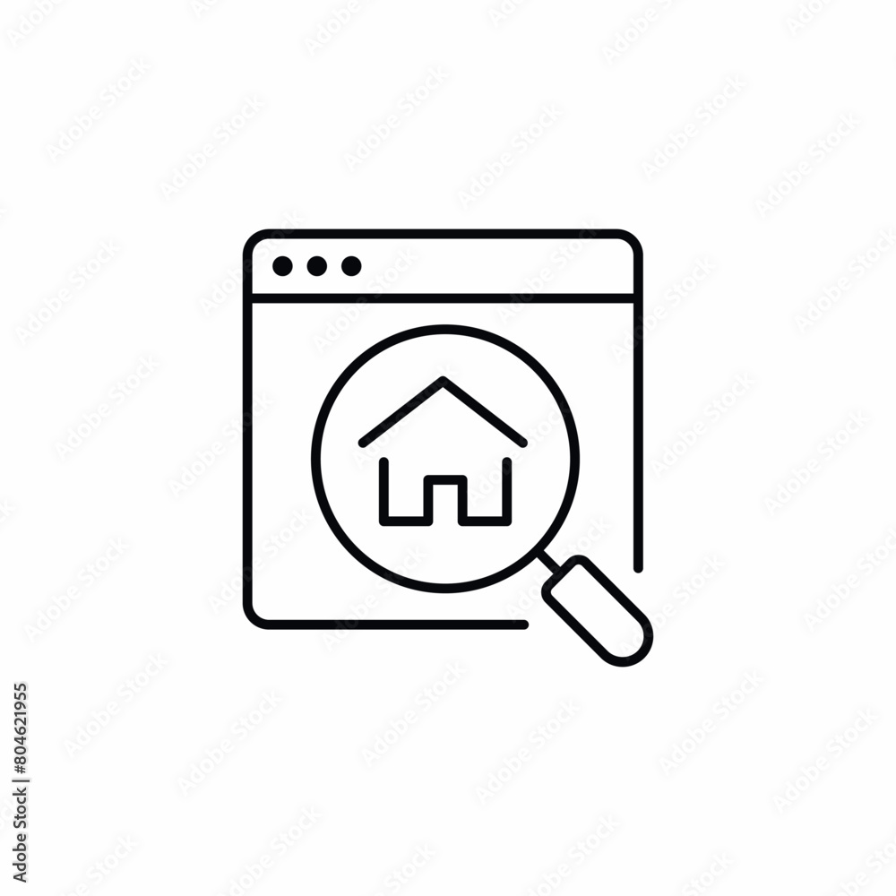 real estate website search icon real estate website search icon