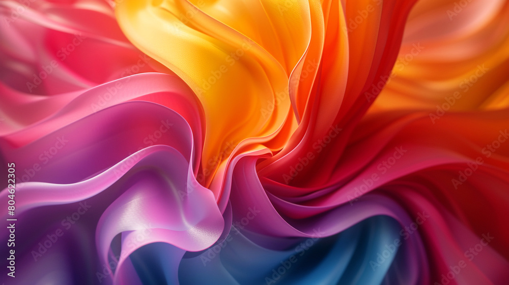 Obraz premium 물결, 컬러풀