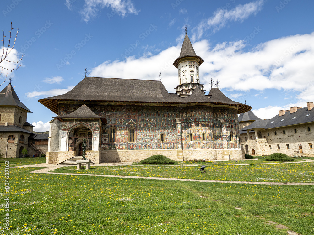 The Sucevita Monastery, Romania. One of Romanian Orthodox monasteries in southern Bucovina The Sucevita Monastery, Romania. One of Romanian Orthodox monasteries in southern Bucovina