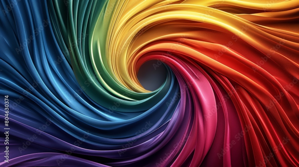 Colorful fold background with circle in the center Colorful fold background with circle in the center