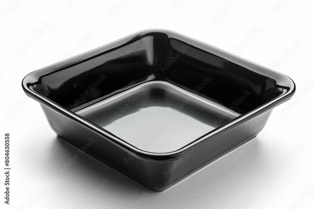 Square baking dish isolated on white. Square baking dish isolated on white.