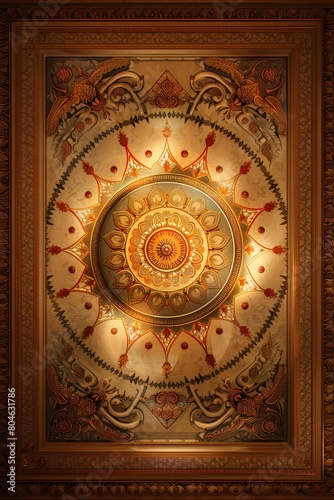 Baroque  barocco ornate marble ceiling non linear reformation design. elaborate ceiling with intricate accents depicting classic elegance and architectural beauty