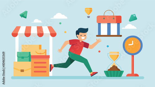 The shops limitedtime presence adds to the excitement as customers know they must act fast to snag their favorite pieces before theyre gone.. Vector illustration