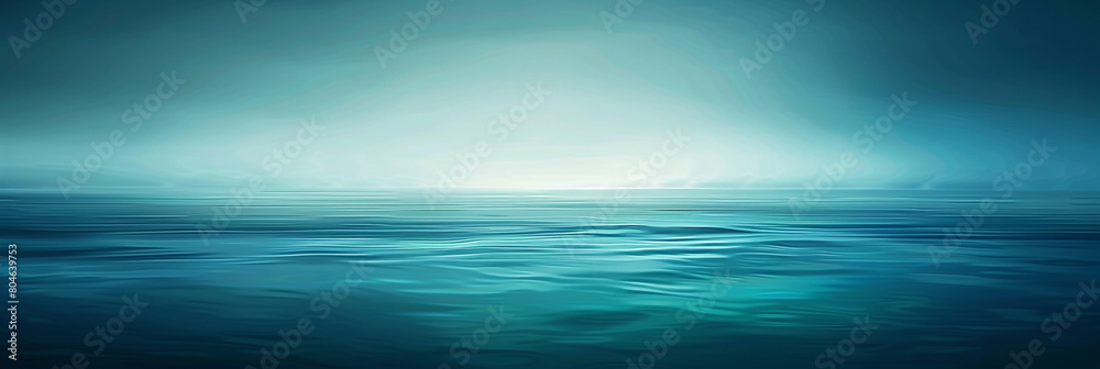 soothing horizontal gradient of midnight blue and teal, ideal for an elegant abstract background