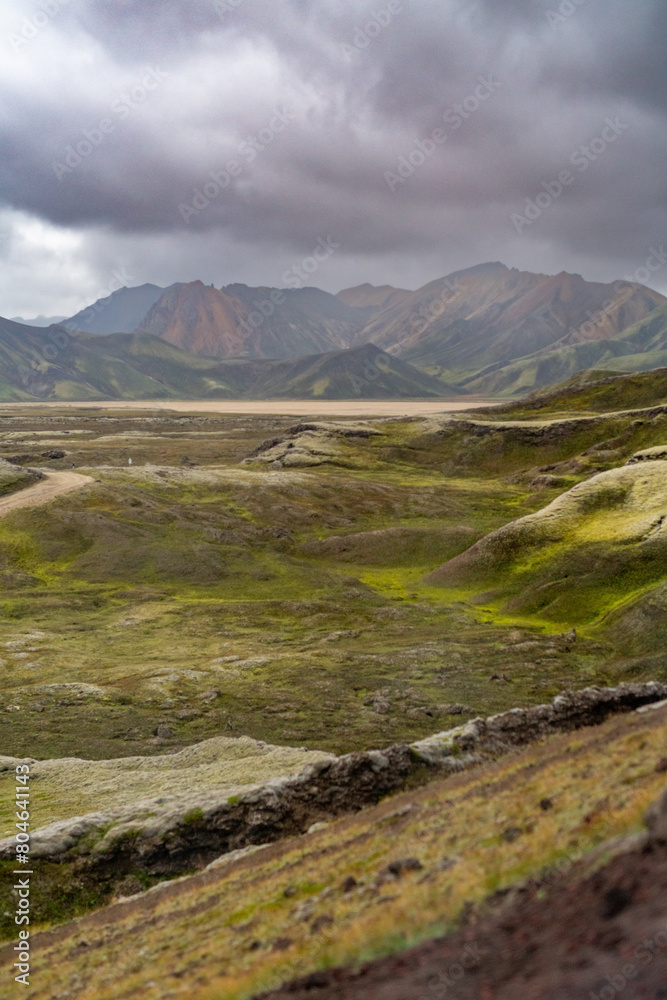 spectacular wild landscape in Iceland
