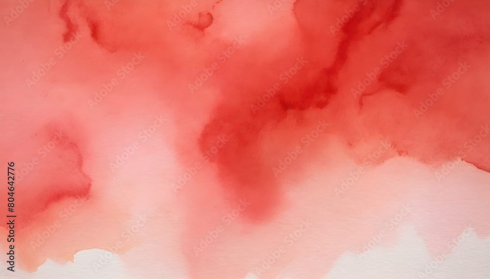 Abstract painted light red watercolor background create with ai