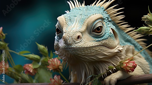 head of iguana © faiz