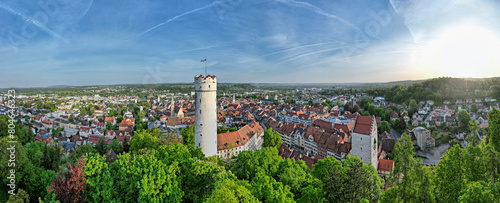 Ravensburg, Deutschland: Panorama um den Mehlsack (Turm) photo