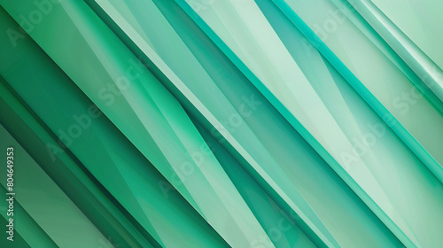 acute diagonal stripes of emerald green and mint green, ideal for an elegant abstract background