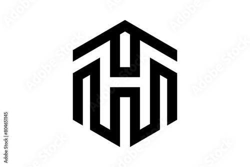 Template logo letter TH HT  ,for company branding logo 