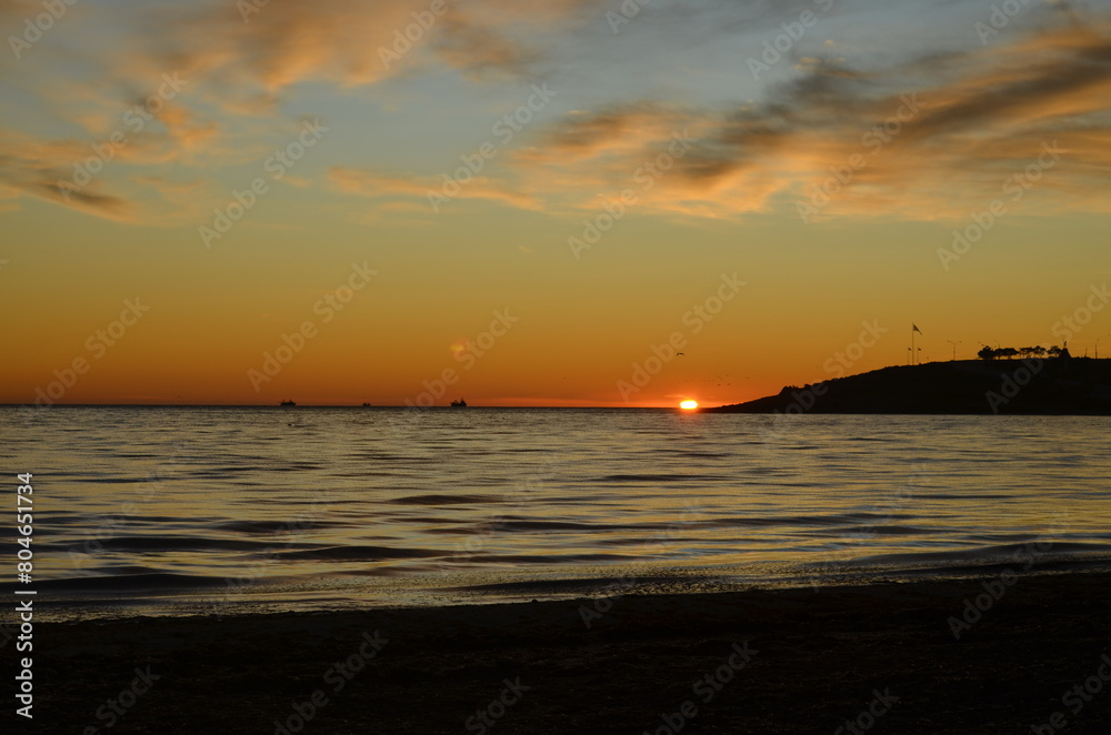 Sunrise at the beach