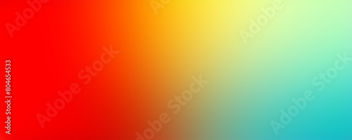 Abstract colorful gradient background banner of green  red and yellow