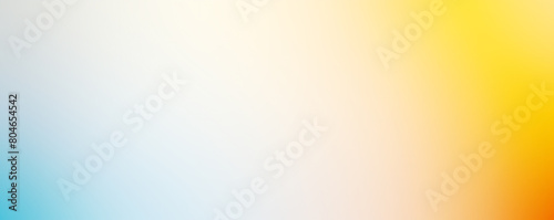 Abstract white, blue and yellow gradient background banner photo