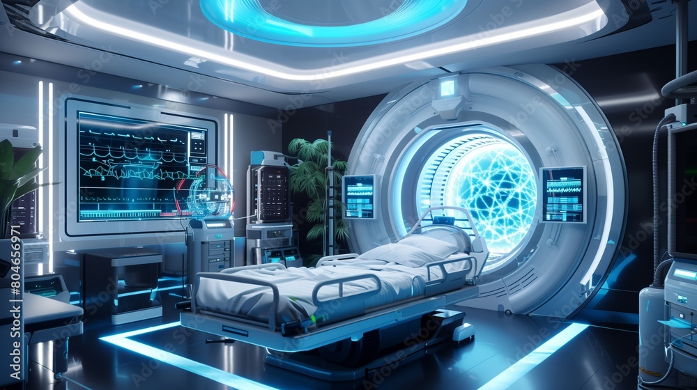Futurist Health Utopia Interstellar Telemedicine Networks, Quantum Health Replication, and Universal Wellness Nanobots. Crafting a Future Where Health Knows No Bounds!