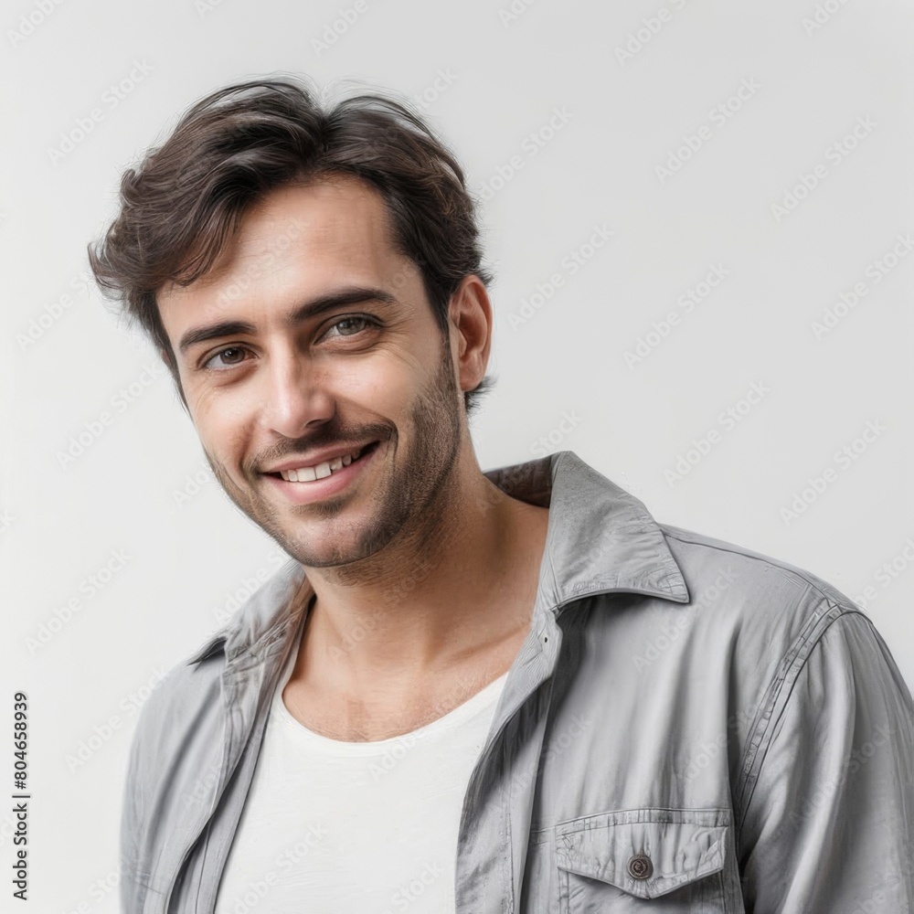 Fototapeta premium close up portrait of a smiling Human