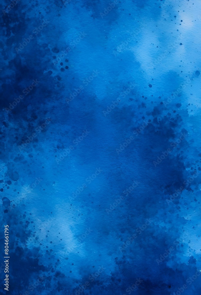 Abstract watercolor paint background dark blue color grunge texture for background, banner. Generative AI.
