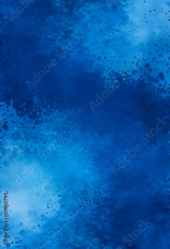 Abstract watercolor paint background dark blue color grunge texture for background, banner. Generative AI.