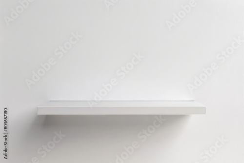 Wallpaper Mural White shelf against a light gray wall, creating a minimalist and modern look Torontodigital.ca