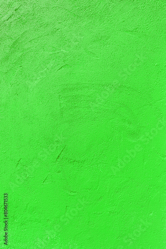Texture of an old green plastered wall. Abstract construction background.