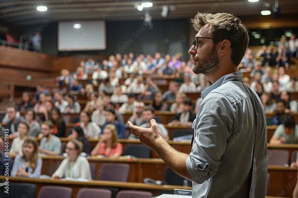 Man doing a presentation