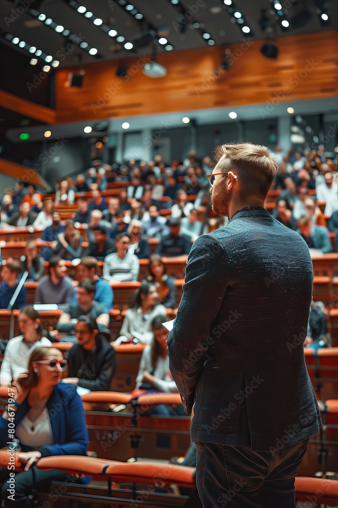Man doing a presentation Man doing a presentation