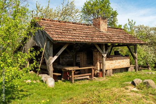 Obraz na płótnie old rural house w salonie