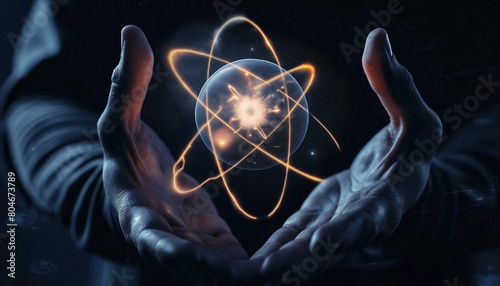 Hand With The Atom