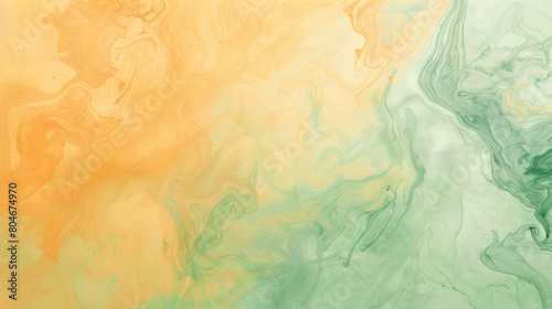 soft pastel gradient of saffron and mint green, ideal for an elegant abstract background