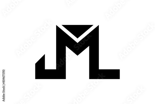 Template logo letter JML  ,for company branding logo