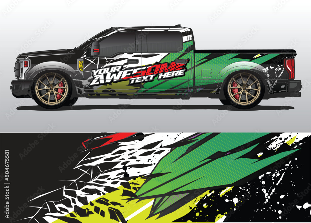 Sleek and Modern Car Wrap Designs in Vector: Your Brand on the Move Sleek and Modern Car Wrap Designs in Vector: Your Brand on the Move