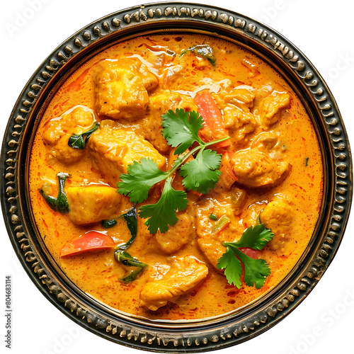 Realistic Curry on Vintage Dish