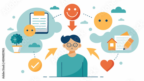 An entry recognizing and challenging negative thoughts and replacing them with positive affirmations showing the impact of journaling on cognitive.
