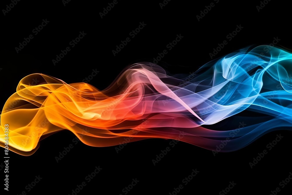 dynamic colorful smoke patterns on a contrasting black background abstract photography dynamic colorful smoke patterns on a contrasting black background abstract photography