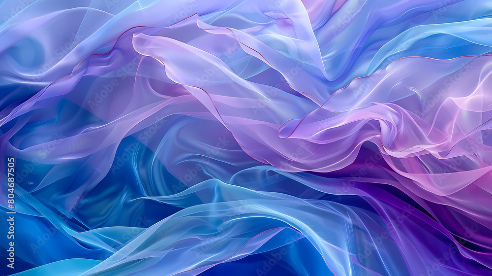 Fototapeta premium Harmonic Waves: A Symphony of Colors