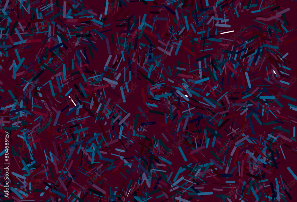 Dark blue, red vector template with repeated sticks. Dark blue, red vector template with repeated sticks.