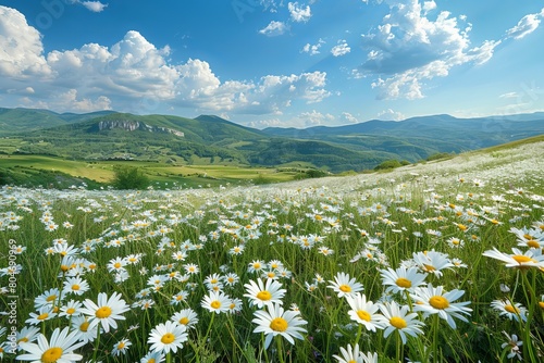 Meadow With Daisies
