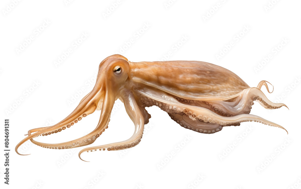 Deep-Sea Creature Isolated On Transparent Background PNG.