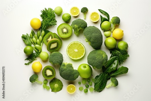 background of green vegetables