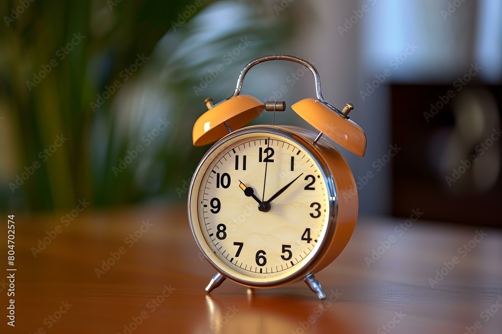 Precise Analog flip clock. Retro display. Generate Ai Precise Analog flip clock. Retro display. Generate Ai